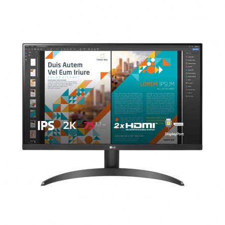 LG 24QP500-B 23.8" 2K QHD IPS 75Hz