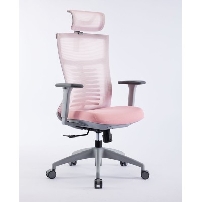 Ghế công thái học ergonomic Warrior – Hero series – WEC502 Gray & Pink | Voke Gaming |