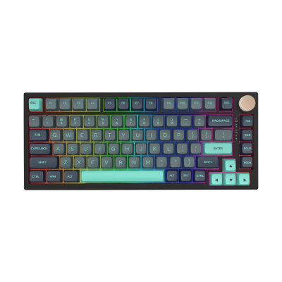 Bàn phím cơ VGN N75 Pro 3 modes Hotswap RGB (Núm xoay, Gasket Mount) | Voke Gaming