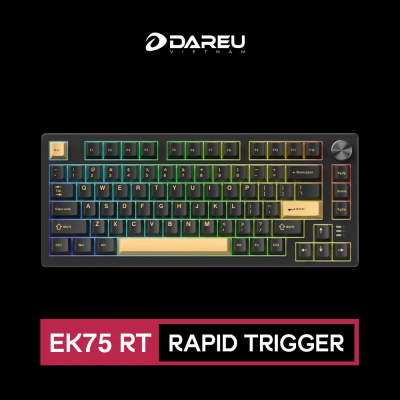 Bàn phím cơ Gaming DAREU EK75 RT Rapid Trigger (RGB, PBT Double Shot CHERRY profile, DareU Magnetic sw) | Voke Gaming |