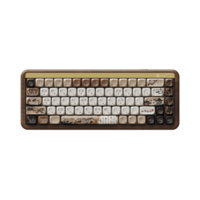 Bàn phím cơ Akko MU01 Mountain Seclusion (Hotswap,RGB / Multi-Modes/ Switch V3 Piano Pro/Rosewood | Voke Gaming |