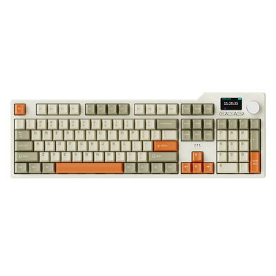 Bàn phím cơ AJAZZ AK35iv2 modes Hotswap RGB (TFT-LCD screen, Núm xoay, Gasket Mount) | Voke Gaming