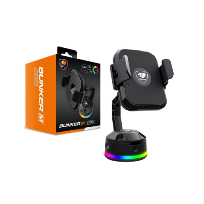 Đế giữ điện thoại Cougar Bunker M RGB - Sạc không dây 10W | Phụ kiện - Phone holder| Voke Gaming |