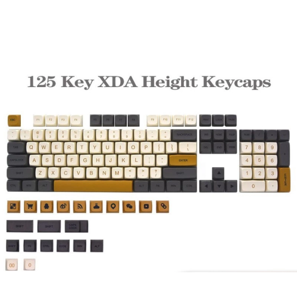 Keycap Shimmer XDA PBT Dyesub 125 Phím