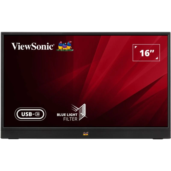 ViewSonic VA1655 16 inch FHD, IPS, USB Type-C