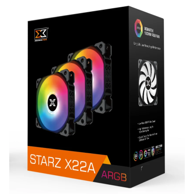 Xigmatek STARZ X22A ARGB PACK x3 | Voke Gaming |