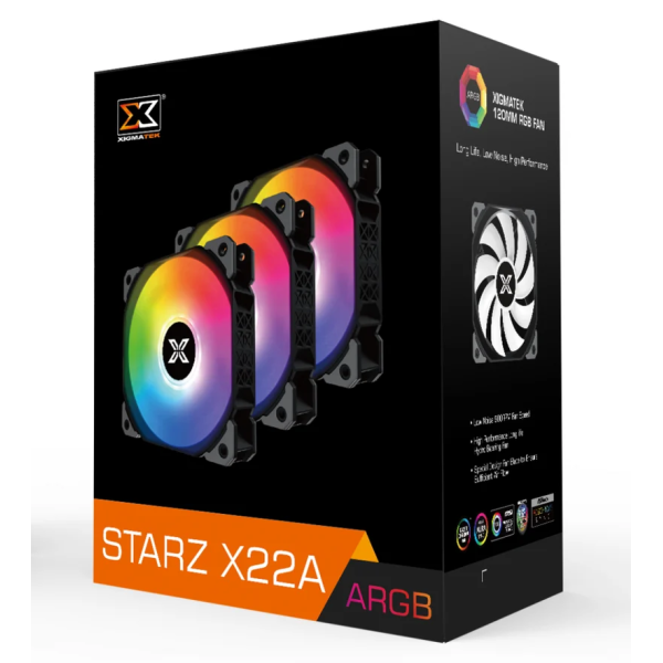 Xigmatek STARZ X22A ARGB PACK x3