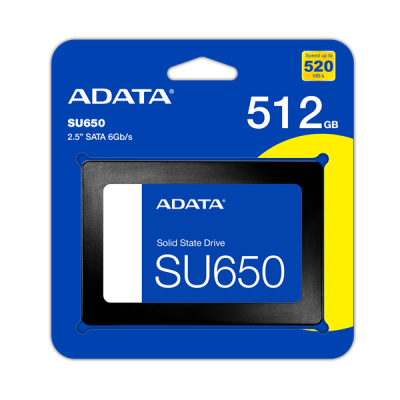 Ổ cứng SSD Adata SU650 512GB 2.5″ Sata III | Voke Gaming |