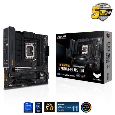 Bo mạch chủ Asus TUF GAMING B760M-PLUS D4 | Voke Gaming |