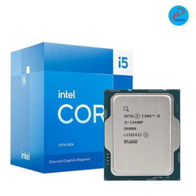 Vi xử lý Intel Core i5-13400F (up to 4.6Ghz, 10 nhân 16 luồng, 20MB Cache, 65W) - Socket Intel LGA 1700/Raptor Lake)  | Voke Gam