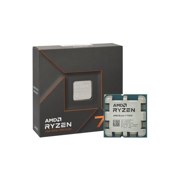 AMD Ryzen 7 7700X (4.5 GHz Upto 5.4GHz / 40MB / 8 Cores, 16 Threads / 105W / Socket AM5)