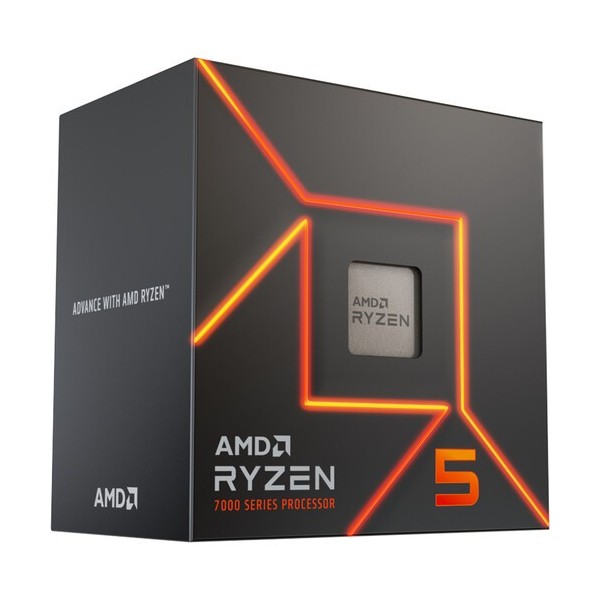 AMD Ryzen 5 7600 (3.8 GHz Upto 5.1GHz / 38MB / 6 Cores, 12 Threads / 65W / Socket AM5)