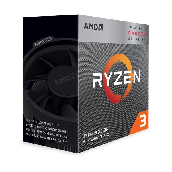 AMD Ryzen 3 3200G 3.6-4 GHz/4MB/4 cores 4 threads/Radeon Vega 8/socket AM4/65W