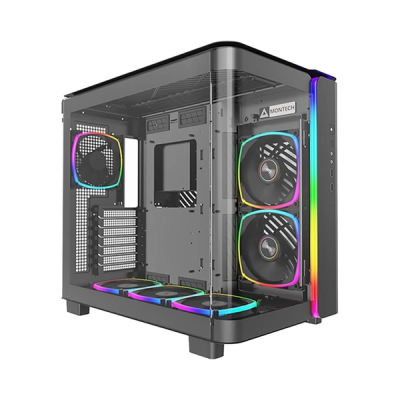 Vỏ case máy tính MONTECH KING 95 PRO BLACK (ATX/Mid Tower/Màu Đen/6 Fan ARGB) | Voke Gaming |