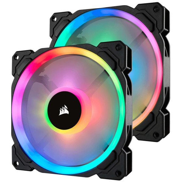 Corsair LL140 RGB Doulble Pack + Lighting