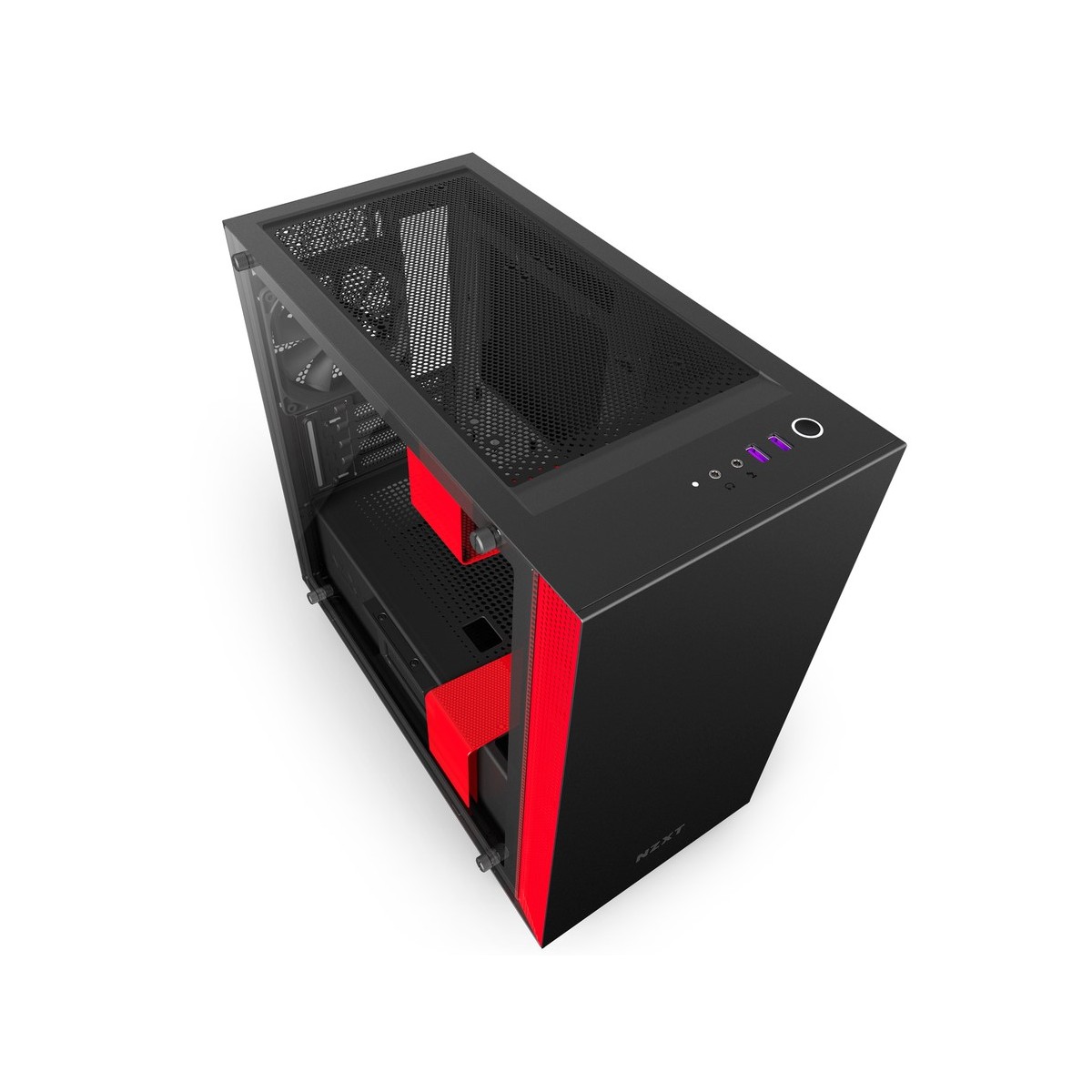 NZXT H400I Matte Black/Red | Case - Thùng Máy | Voke Gaming