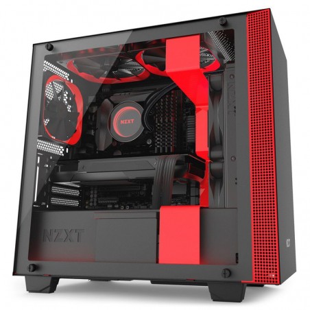 NZXT H400I Matte Black/Red