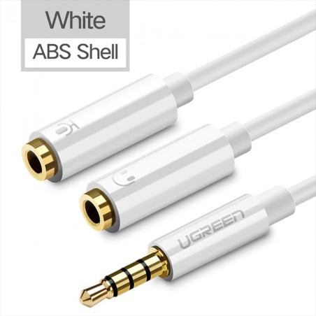 Cáp chia Ugreen AV141 Audio 3.5mm ra Tai Nghe & Mic riêng biệt Cao Cấp - 12T