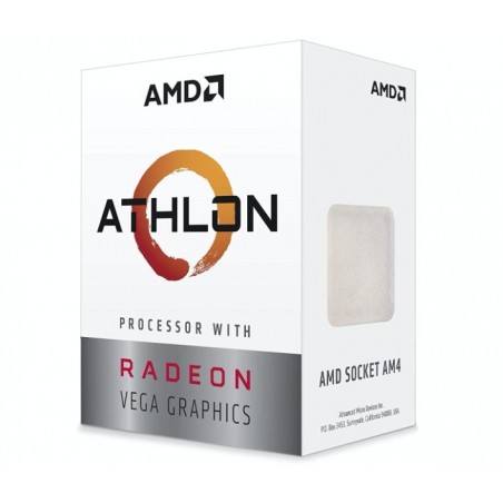 AMD Athlon 3000G 3.5 GHz/4MB/2 cores 4 threads/Radeon Vega 3/socket AM4/35W